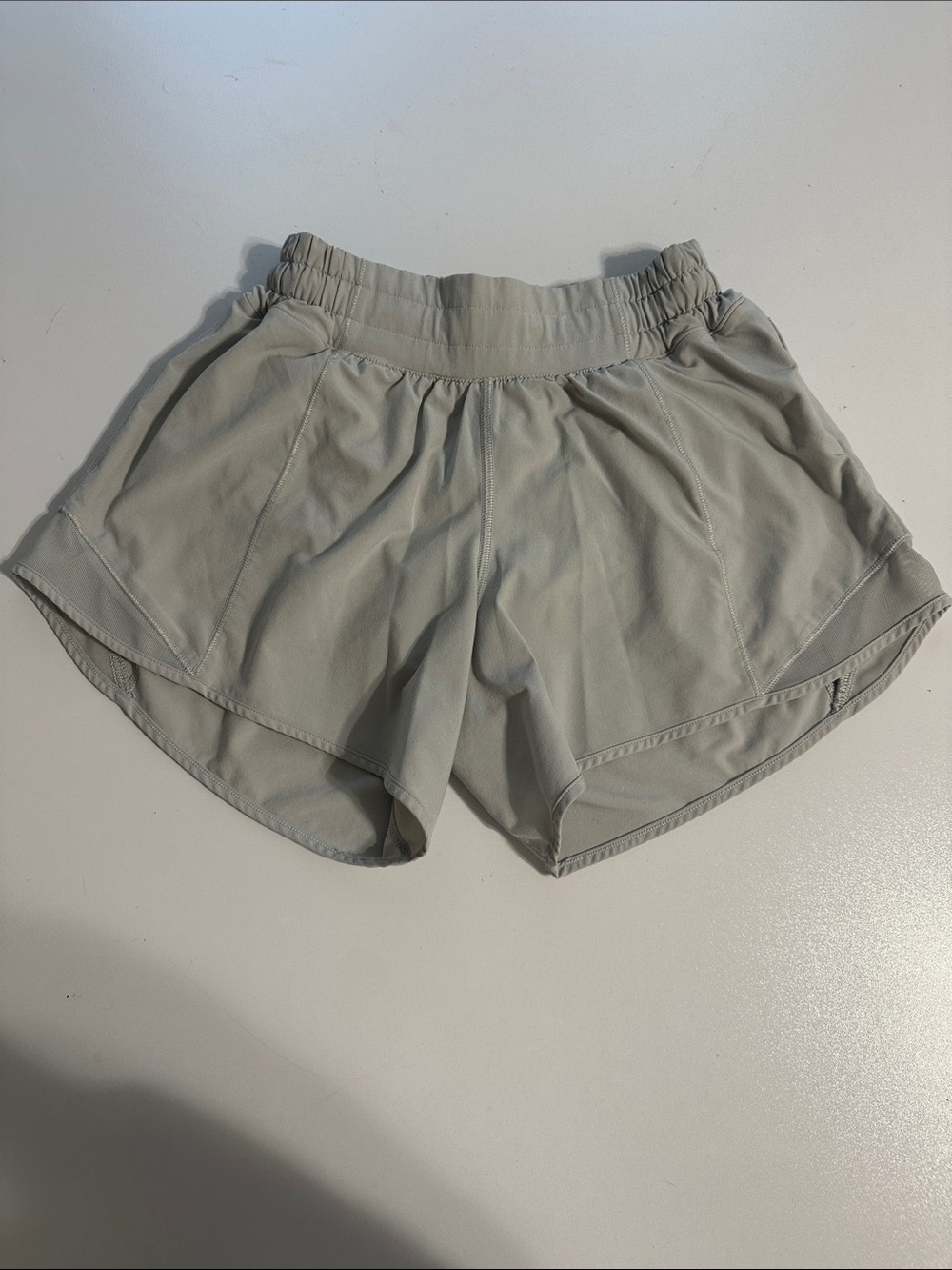 lululemon athletica Light Gray Women's Athletic Shorts